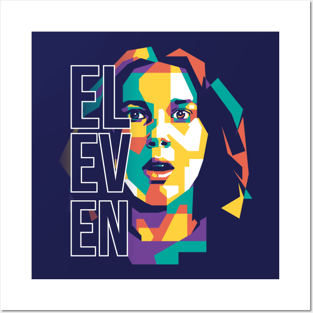 Eleven Stranger Things Pop Art Wall Art by pentaShop